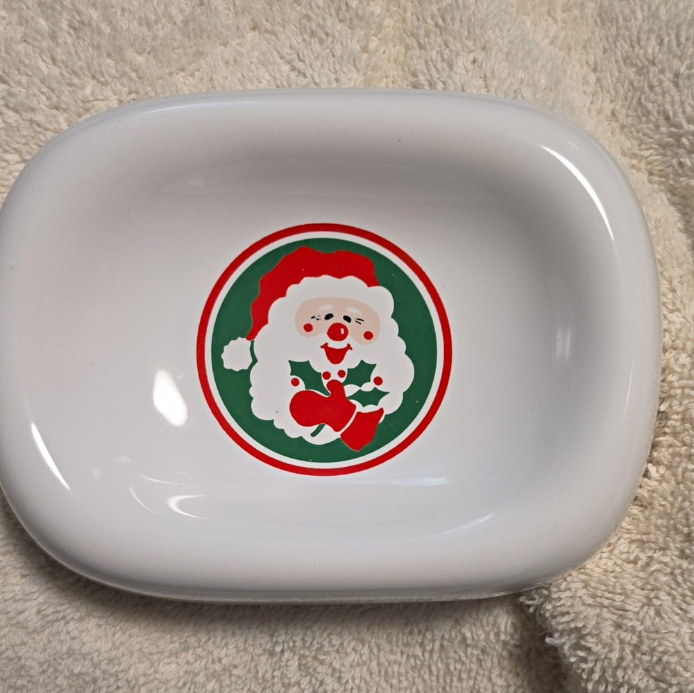 Carolina Designs Santa Claus Ceramic Soap Dish Christmas Decor w/Original Box